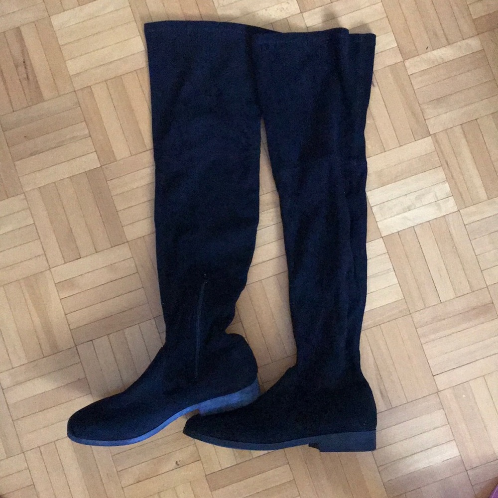 Over the knee boots (suede like)